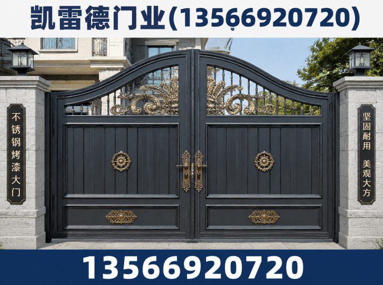 金华镁合金智能大门展示图